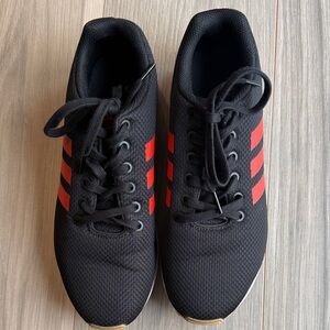 Adidas Men's ZX Flux Torsion Black/Red Running Sneakers Size 9